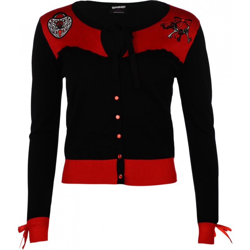 Banned Banned Patch Cardigan Ladies, be mine