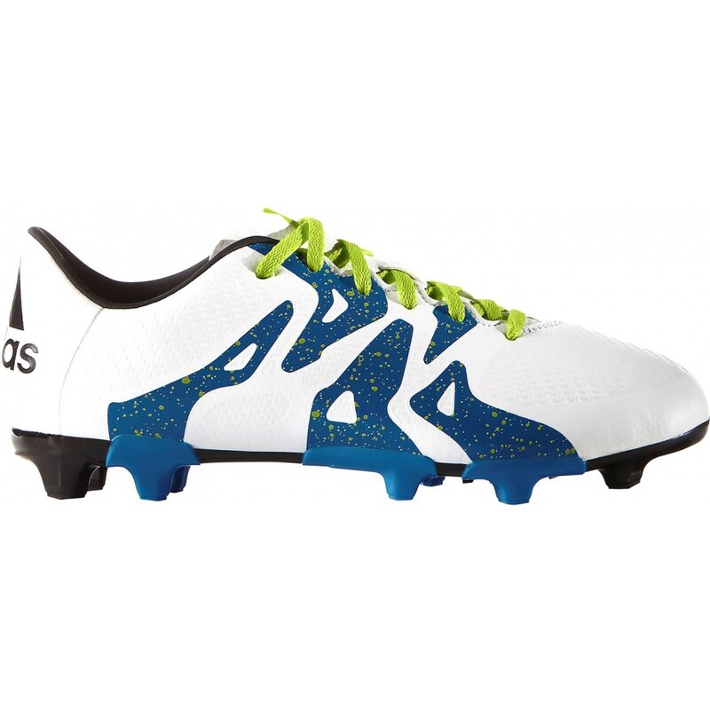 Adidas X 15.3 FG Childrens Football Boots, white/semi sol