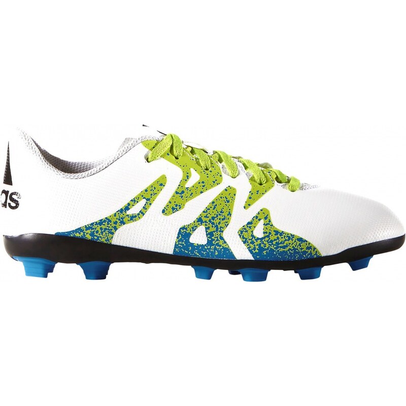 Adidas X 15.4 FG Childrens Football Boots, white/semi sol