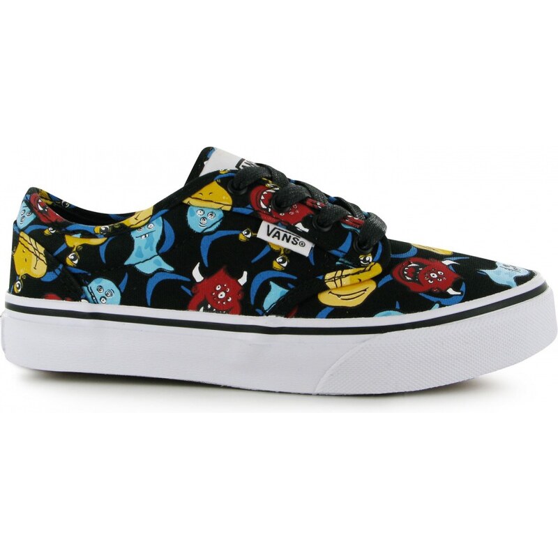 Vans Atwood Monster Canvas Shoes, black/white
