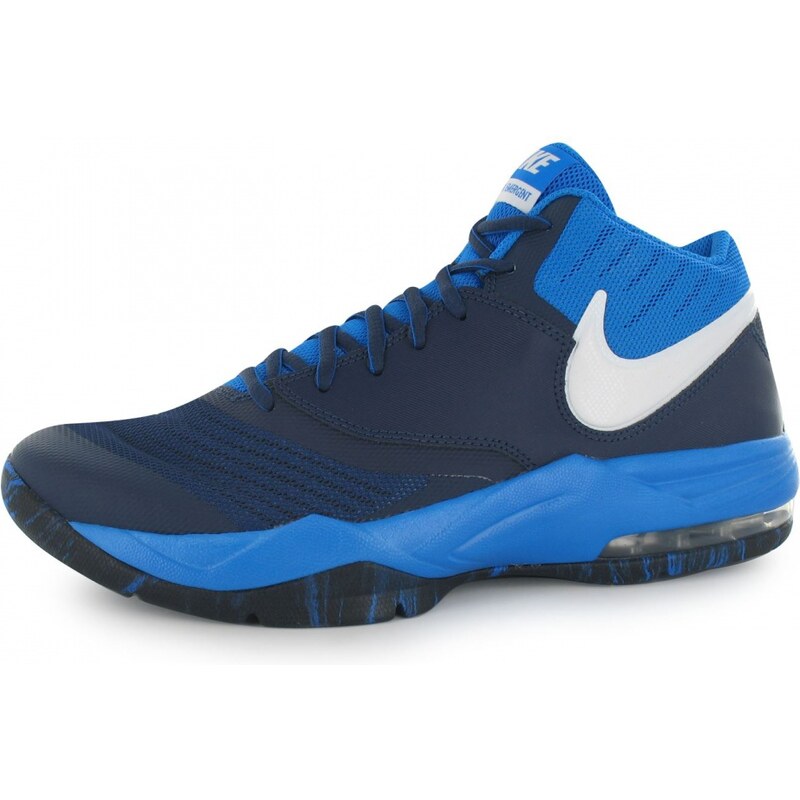 Nike Air Max Emergent Mens Basketball Trainers, navy/white/blue