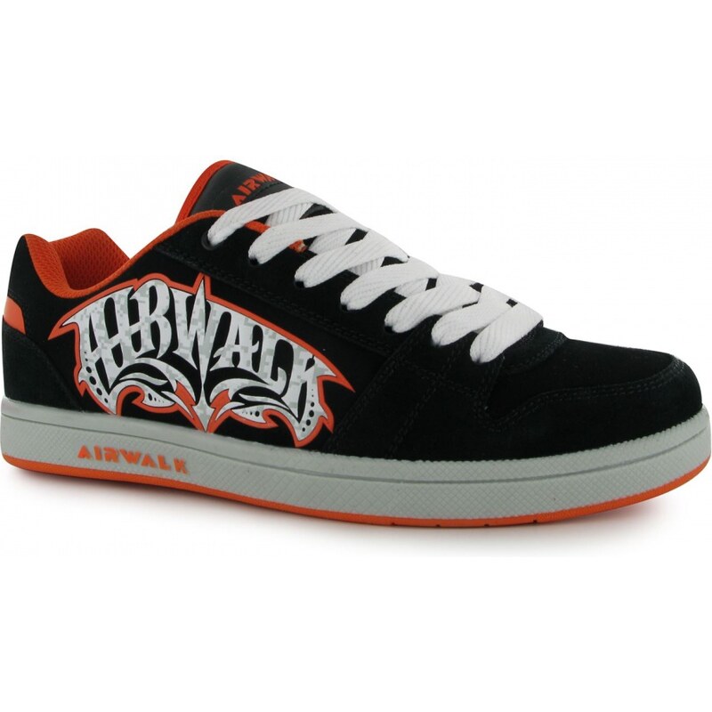 Airwalk TripleX Skate Shoes Junior Boys, black/orange