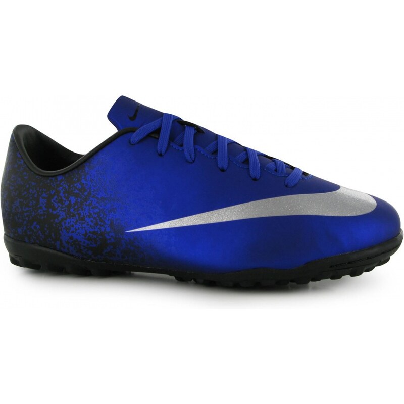 Nike Mercurial Victory CR7 Junior Astro Turf Trainers, royal/silver