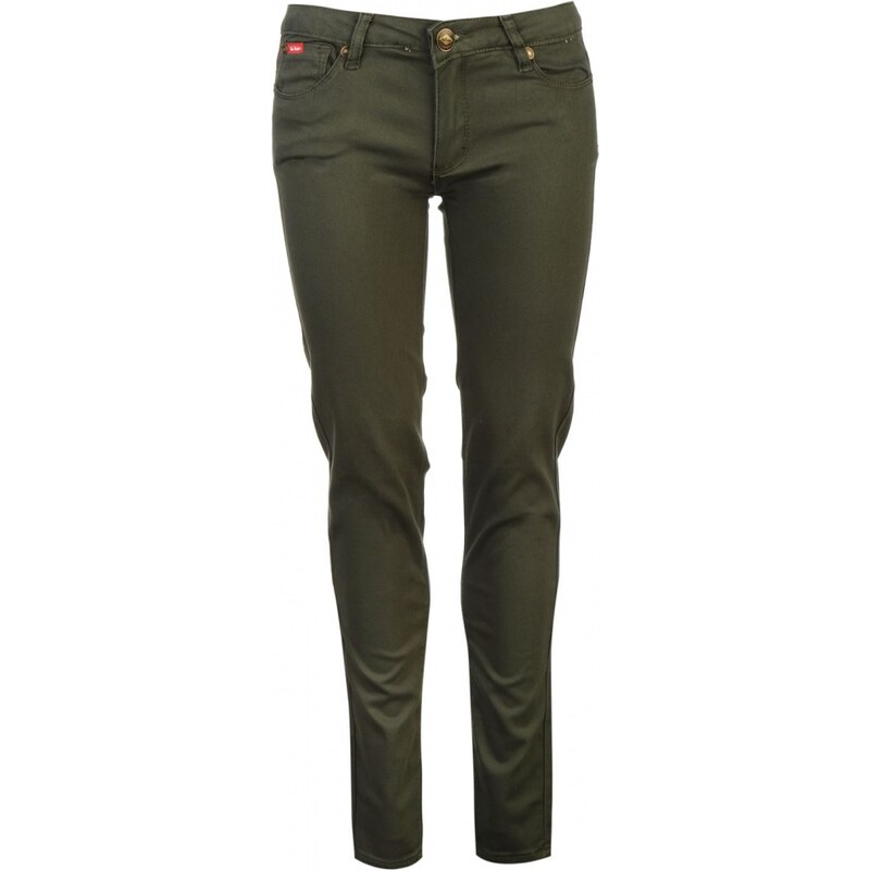 Lee Cooper Coloured Jeans Ladies, khaki green