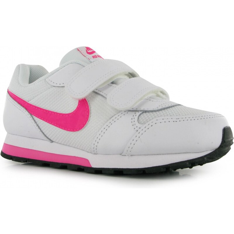 Nike MD Runner 2 Child Girls Trainers, white/pink