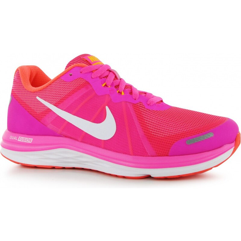Nike Dual Fusion X Ladies Trainers, pink/white