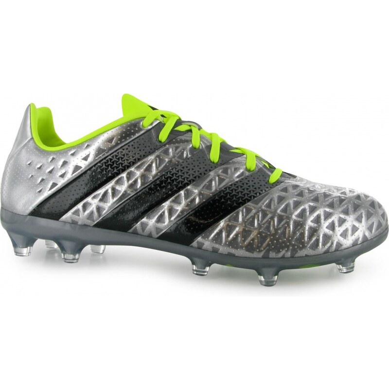 Adidas Ace 16.2 FG Football Boots Mens, silver/solyello