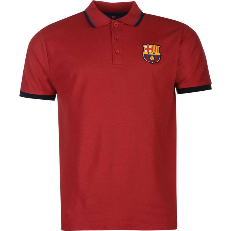 Source Lab Barcelona Polo Shirt Mens, deep red