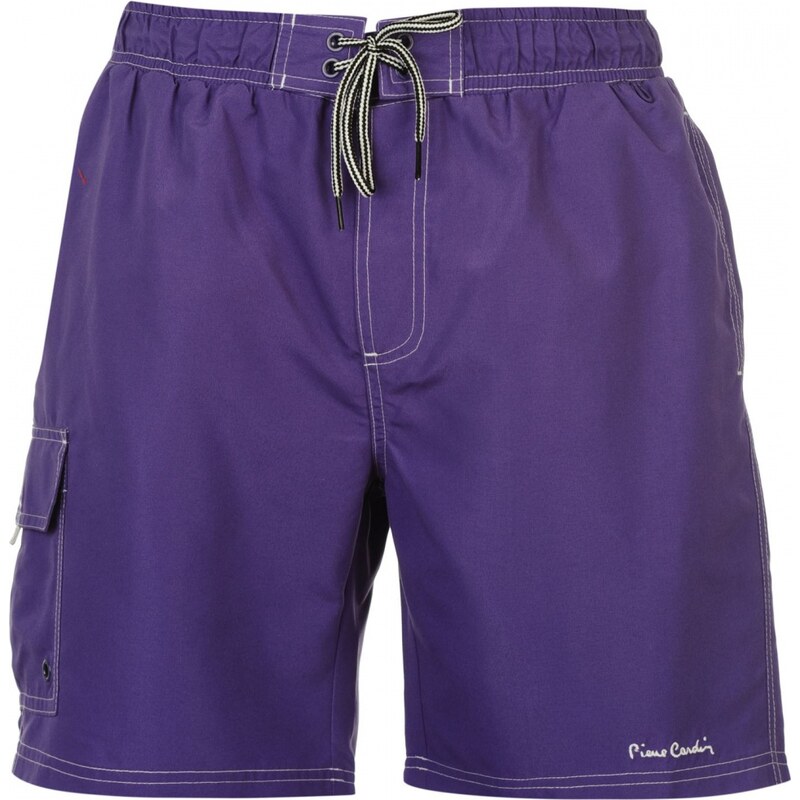 Pierre Cardin Pocket Swim Shorts Mens, purple