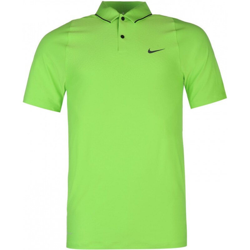 Nike Max Hypercool Golf Polo Mens, green/black