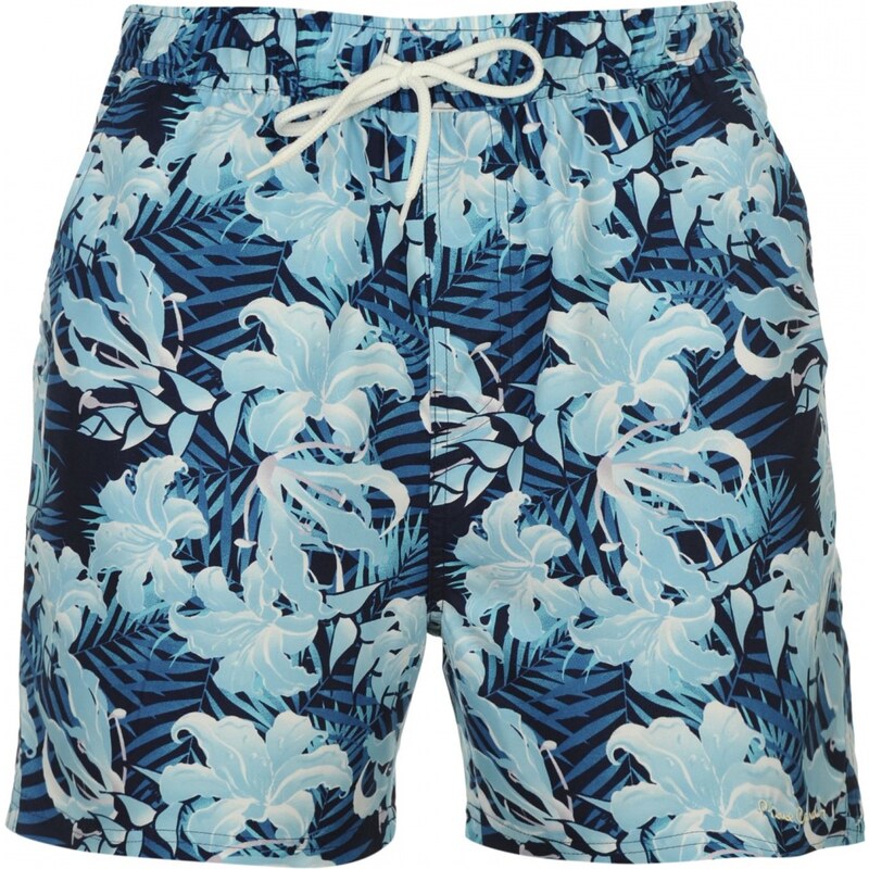 Pierre Cardin All Over Print Swim Shorts Mens, navy floral