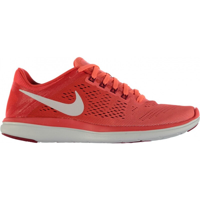 Nike Flex 2016 Run Ladies Running Shoes, mango/white