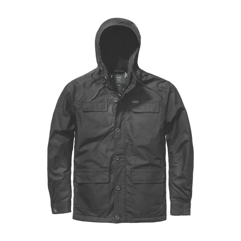 parka GLOBE - Goodstock Thermal Parka Jacket Black (BLK)