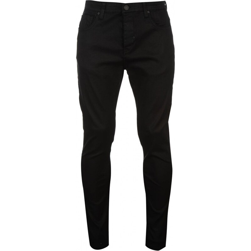 883 Police Laker Slim Mens Jeans, coated black