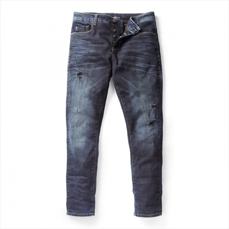 883 Police Laker Slim Mens Jeans, mid blue