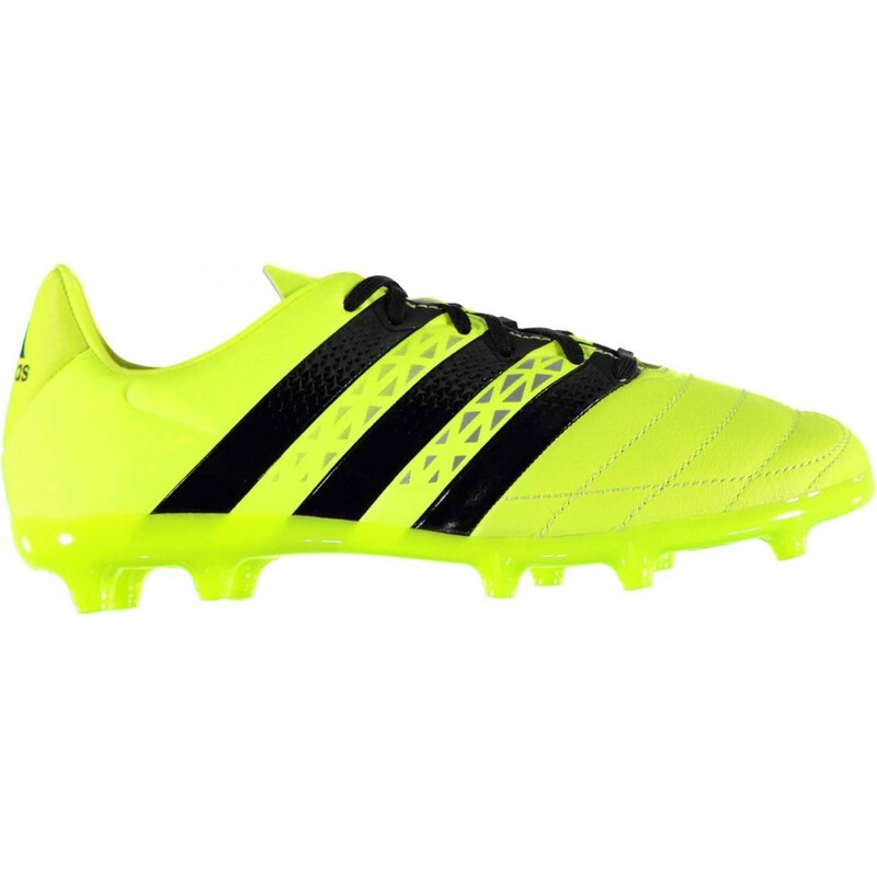 Adidas Ace 16.3 Leather FG Football Boots Children, solar yellow