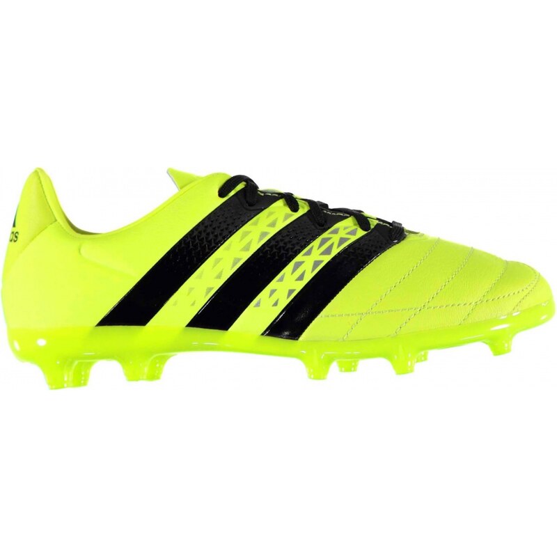 Adidas Ace 16.3 Leather FG football Boots Junior, solar yellow
