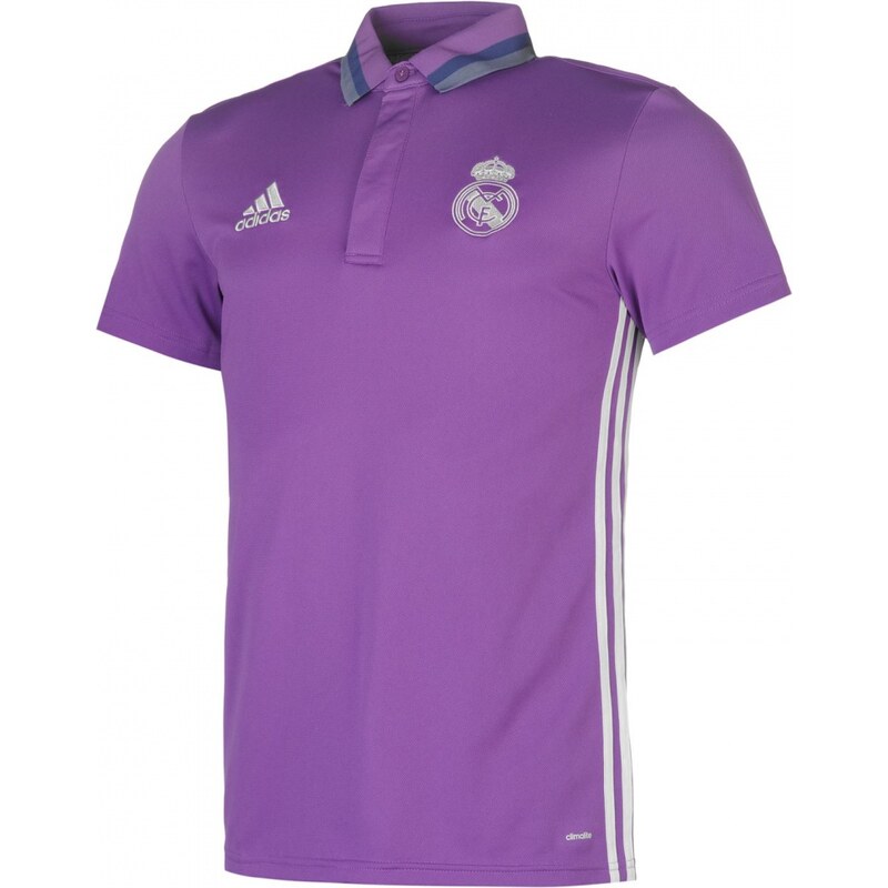 Adidas Real Madrid Polo Shirt Mens, purple