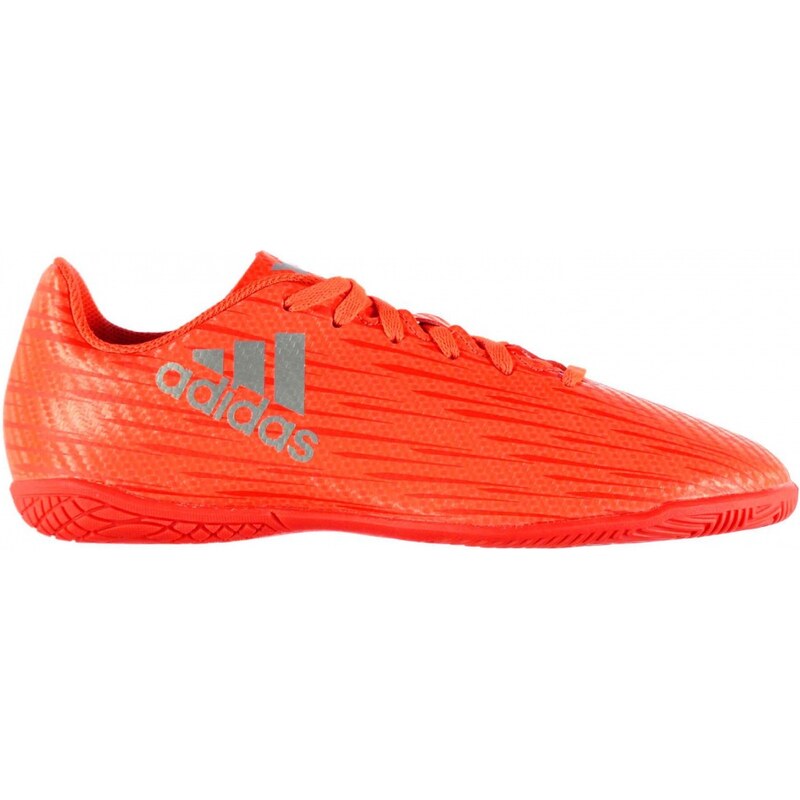 Adidas X 16.4 Indoor Court Trainers Childrens, solar red