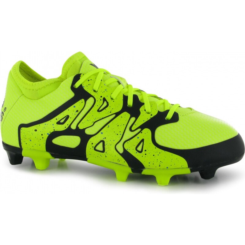 Adidas X 15.1 FG Childrens Football Boots, solar yellow