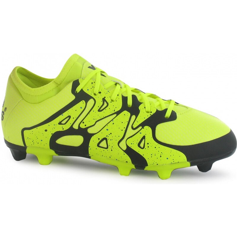 Adidas X 15.1 FG Junior Football Boots, solar yellow