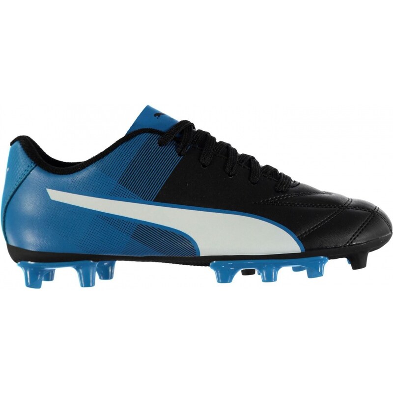 Puma Adreno FG Football Boots Junior, black-blue