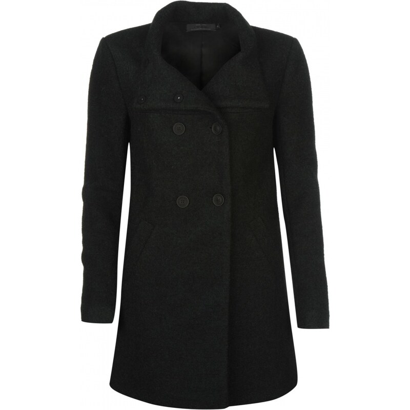 Only Sophia Wool Coat, black malange