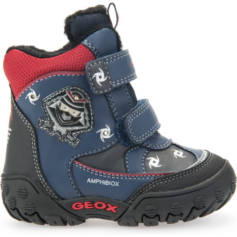 Geox Chlapecké zateplené kotníkové boty B Gulp B Boy Abx - modré