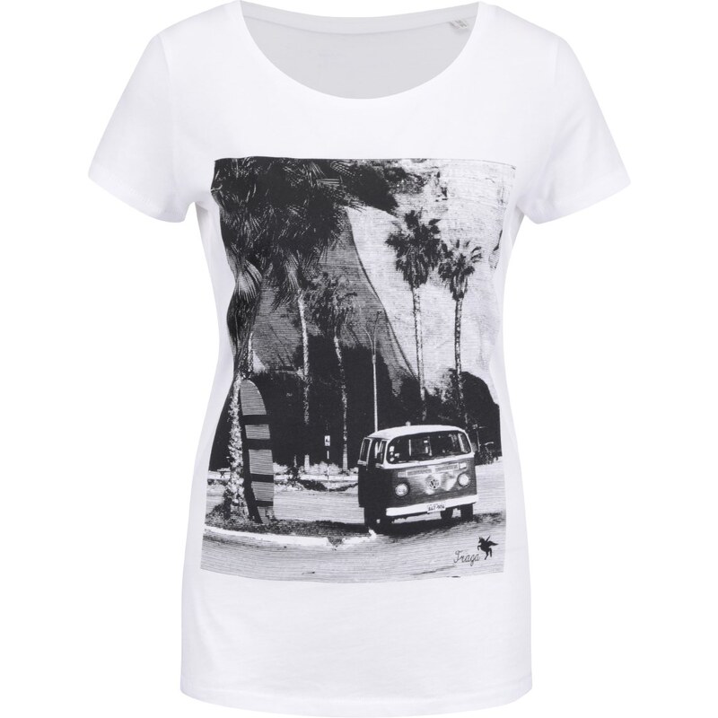 Bílé dámské tričko ZOOT Original Travel Traga