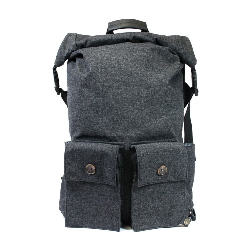 PKG DRI Rolltop Backpack 15" - Wool/Leather