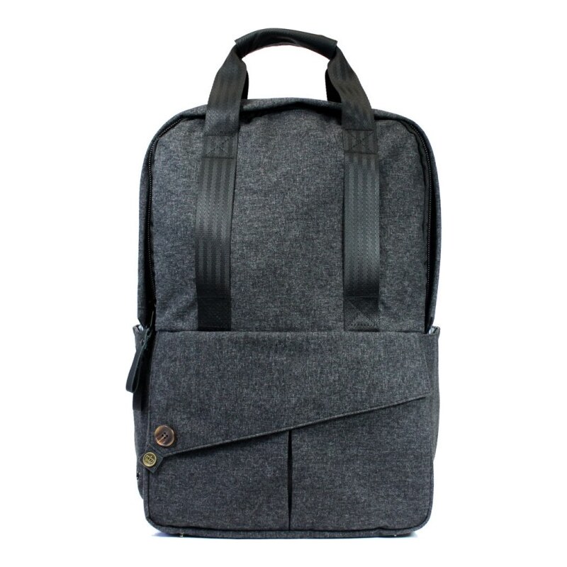 PKG DRI Tote Backpack 15" - Wool/Leather