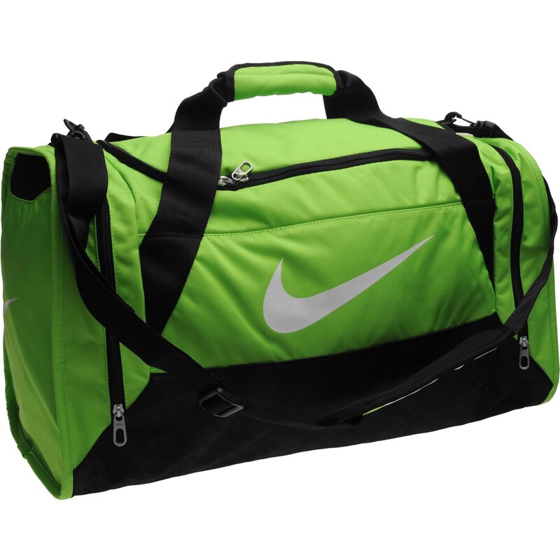 Nike Brasilia 6 Medium Grip Duffle Bag, action green