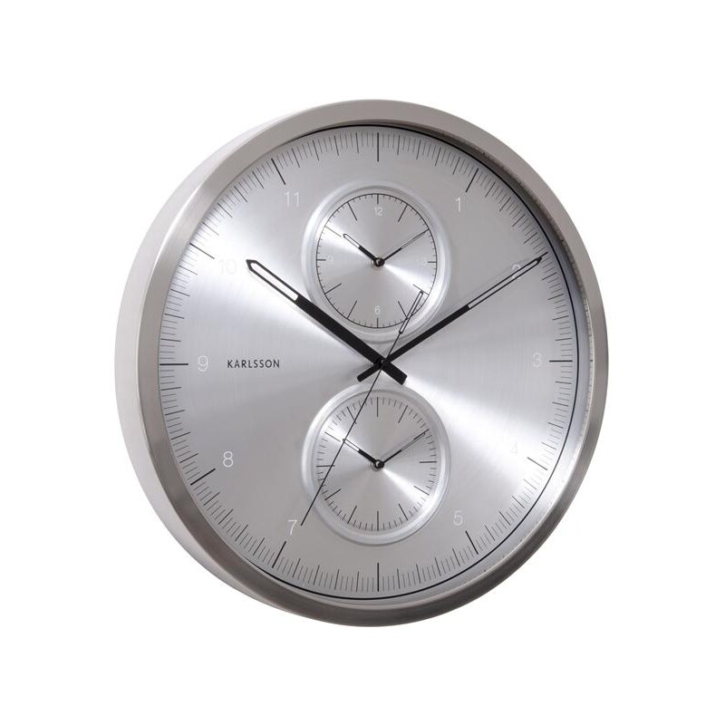Karlsson Designové nástěnné hodiny KA5508SI Karlssson 50cm
