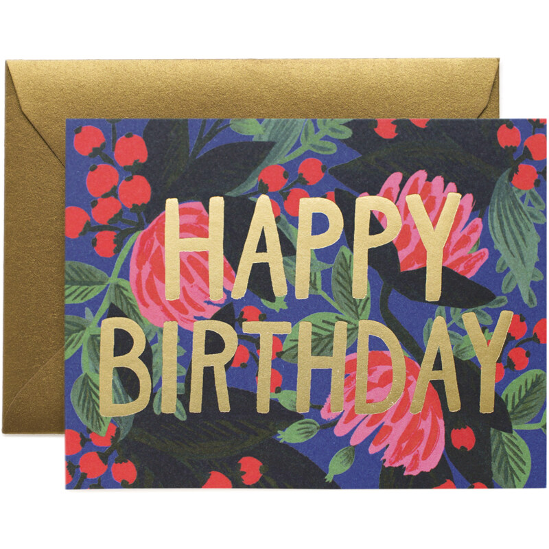 RIFLE PAPER Co. FLORAL HAPPY BIRTHDAY