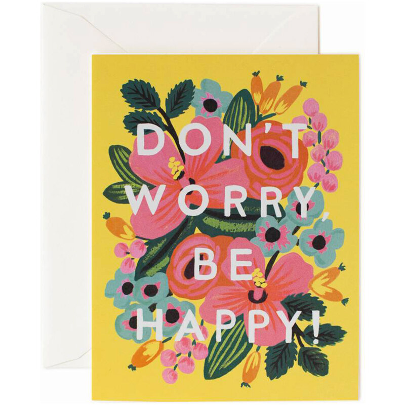 RIFLE PAPER Co. DON´T WORRY, BE HAPPY