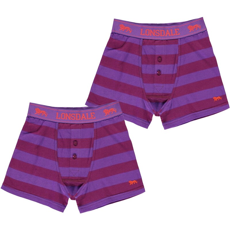 Boxerky Lonsdale 2 Pack Boxers dět.
