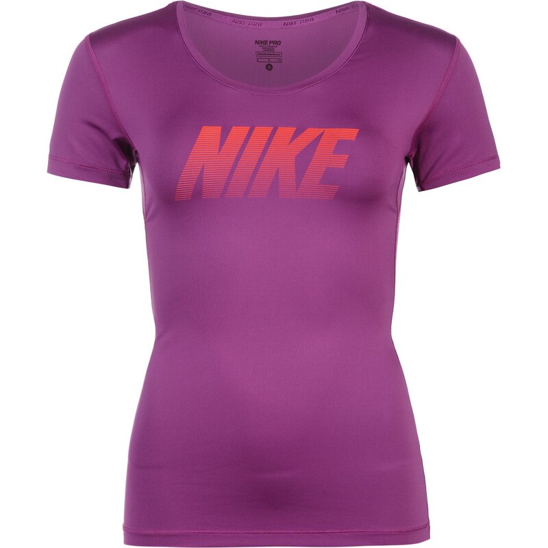 Sportovní tričko Nike Pro Graphic dám. fialová
