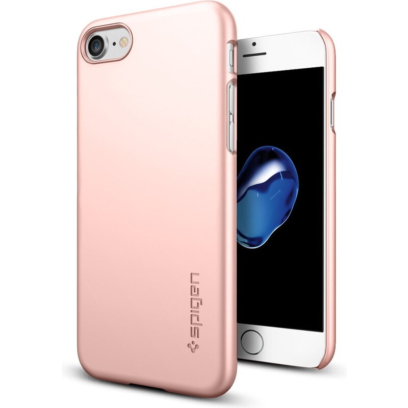 Pouzdro / kryt pro Apple iPhone 7 / 8 - Spigen, Thin Fit Rose Gold - DÁREK K OBJEDNÁVCE NAD 1500KČ
