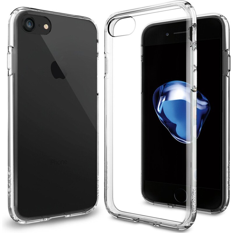 Pouzdro / kryt pro Apple iPhone 7 / 8 - Spigen, Ultra Hybrid Crystal Clear