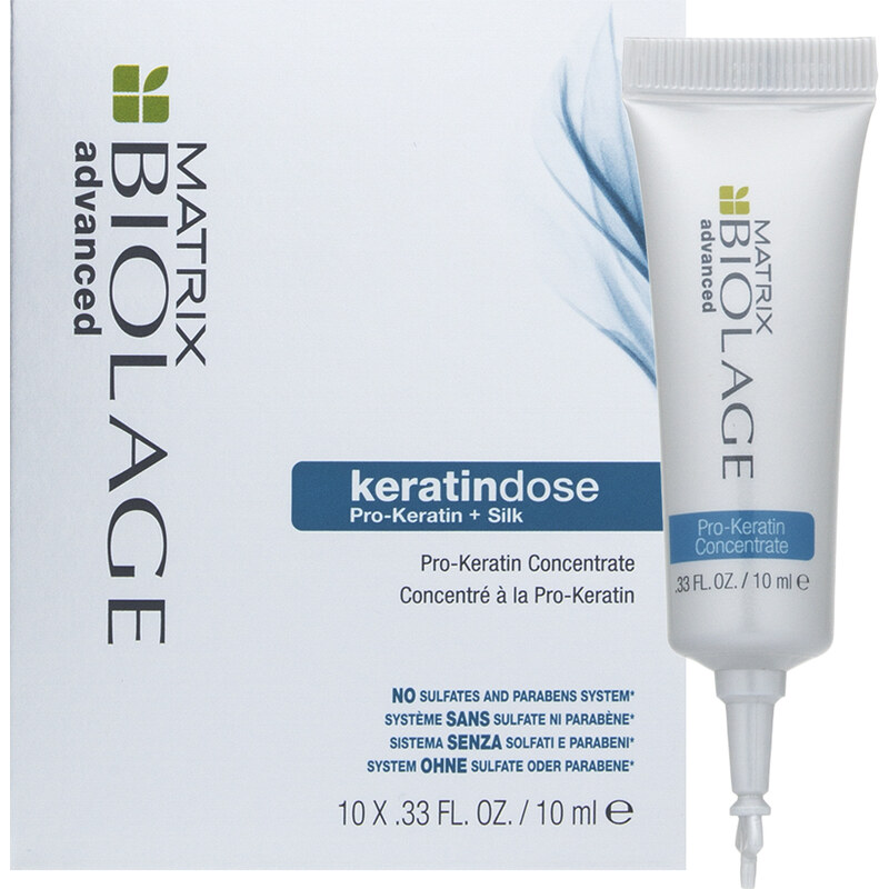 Matrix Biolage Advanced Keratindose Pro-Keratin Concentrate vlasová kúra pro oslabené vlasy 10 x 10 ml