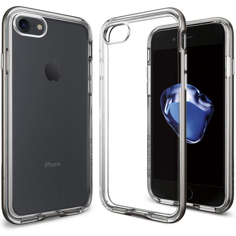 Pouzdro / kryt pro Apple iPhone 7 / 8 - Spigen, Neo Hybrid Crystal Gunmetal - DÁREK K OBJEDNÁVCE NAD 2500KČ