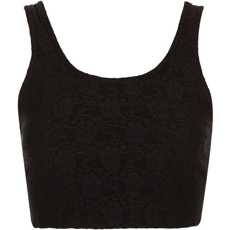 Topshop Lace Super Crop Top