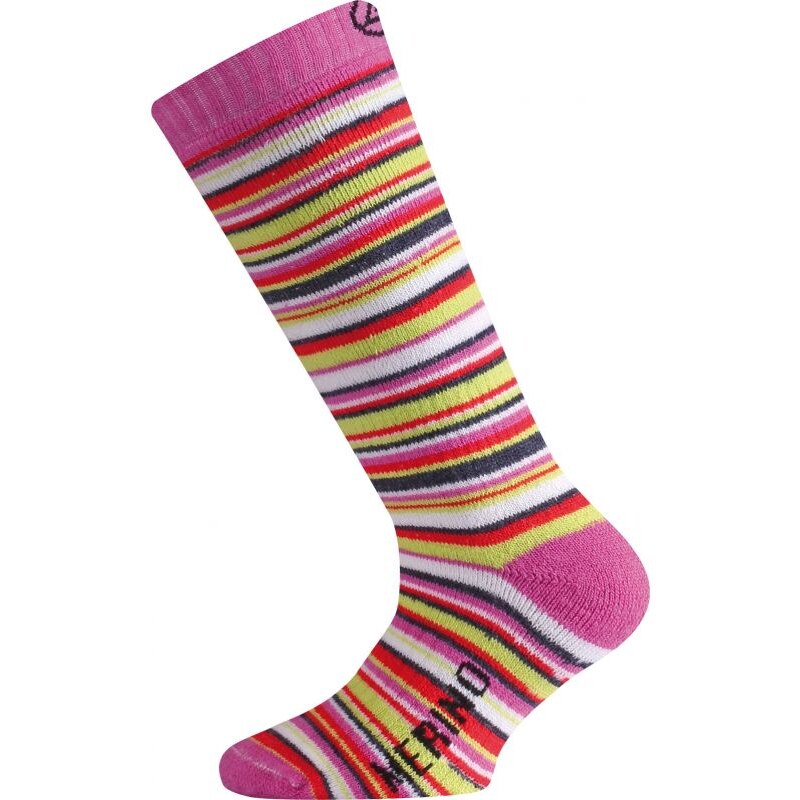 dětské merino ponožky WJP - růžové, LASTING