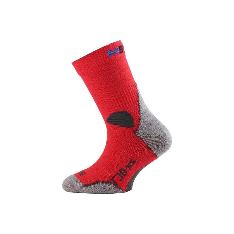 dětské merino ponožky TJD - červené, LASTING