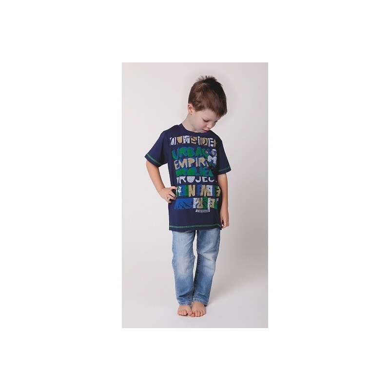 dětské bavlněné tričko Skate - tmavě modrá, COONOOR