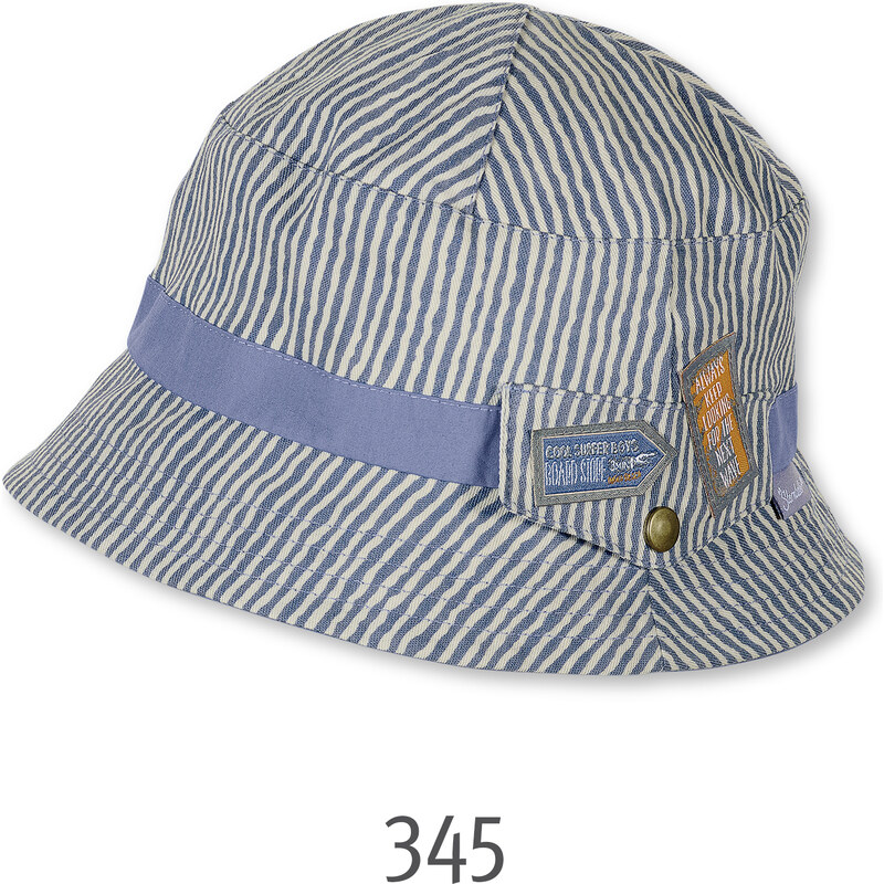bavlněný klobouček UV50+, proužkovaný, Sterntaler