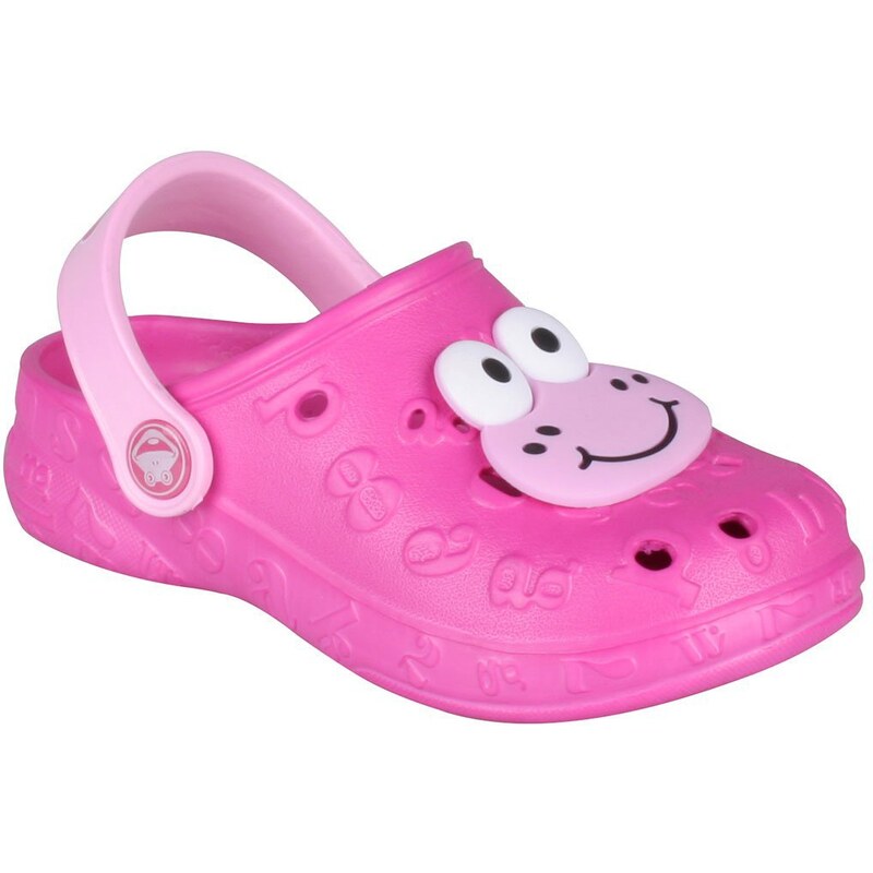 Dětské sandály Crocs Coqui Hoppa růžové