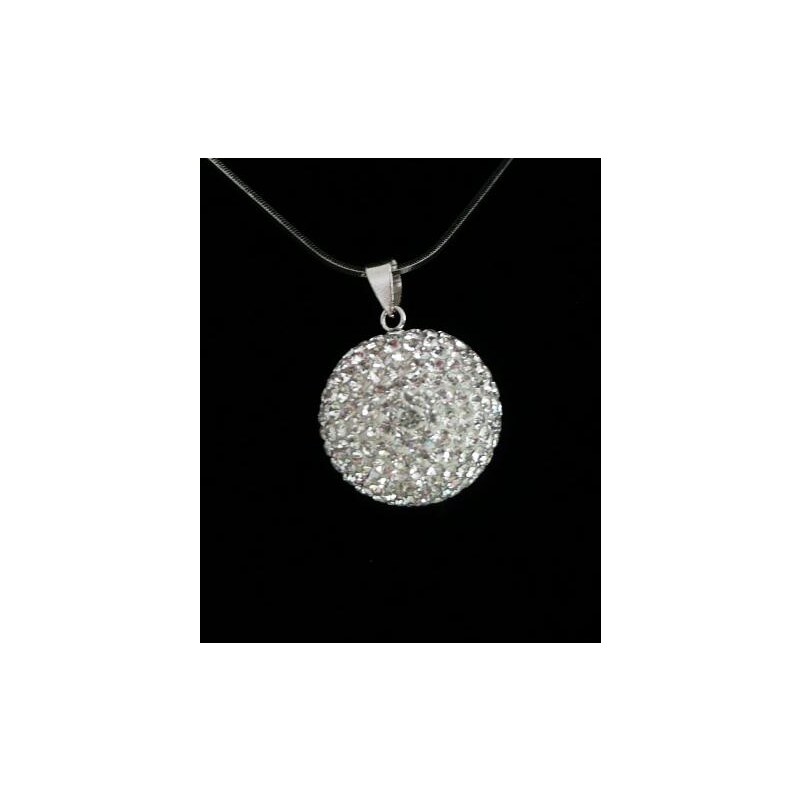Šperky LAFIRA Style Stříbrný přívěsek kulička bílá 12mm