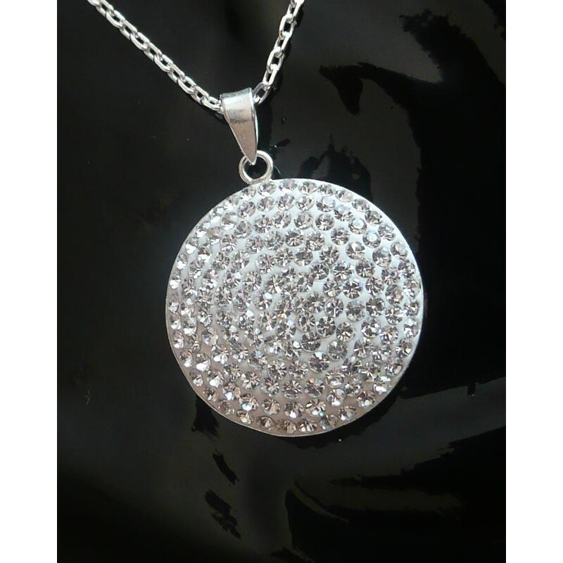 Šperky LAFIRA Style Stříbrný přívěsek placka 25mm