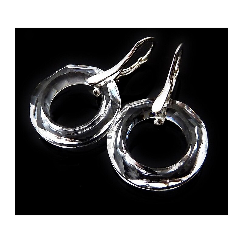 Šperky LAFIRA Style RING stříbrné náušnice Crystal